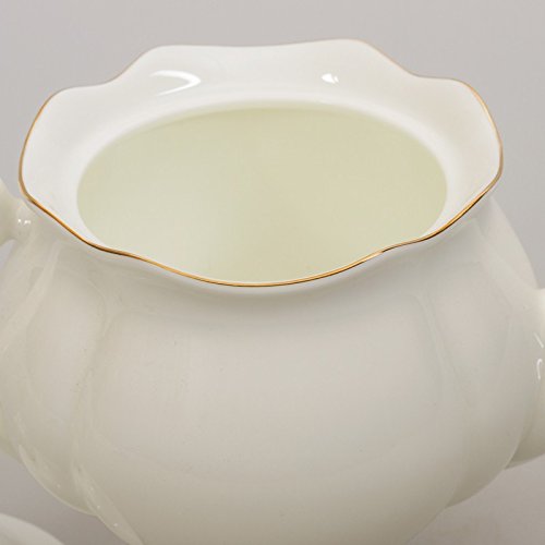 Imperial / Lomonosov Porcelain Brewing Teapot 'Golden Ribbon'