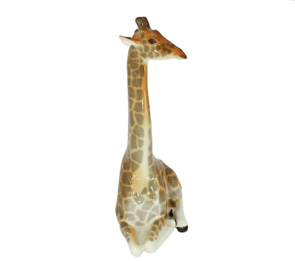 Giraffe Long Neck Lomonosov Porcelain Collectible Figurine