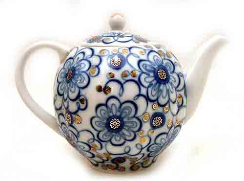 Lomonosov Porcelain Teapot "Winding Twig"