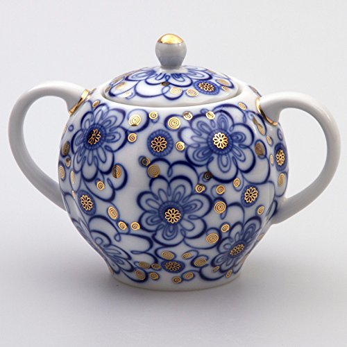 Imperial/Lomonosov Porcelain 'Bindweed' Tea Set 20 pc. for 6 persons