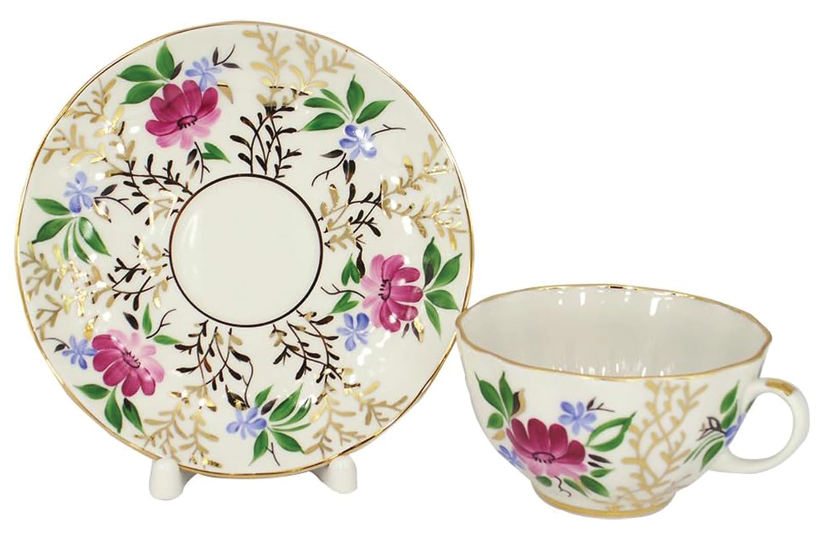 Imperial Lomonosov Porcelain Cup and Saucer Set Collection