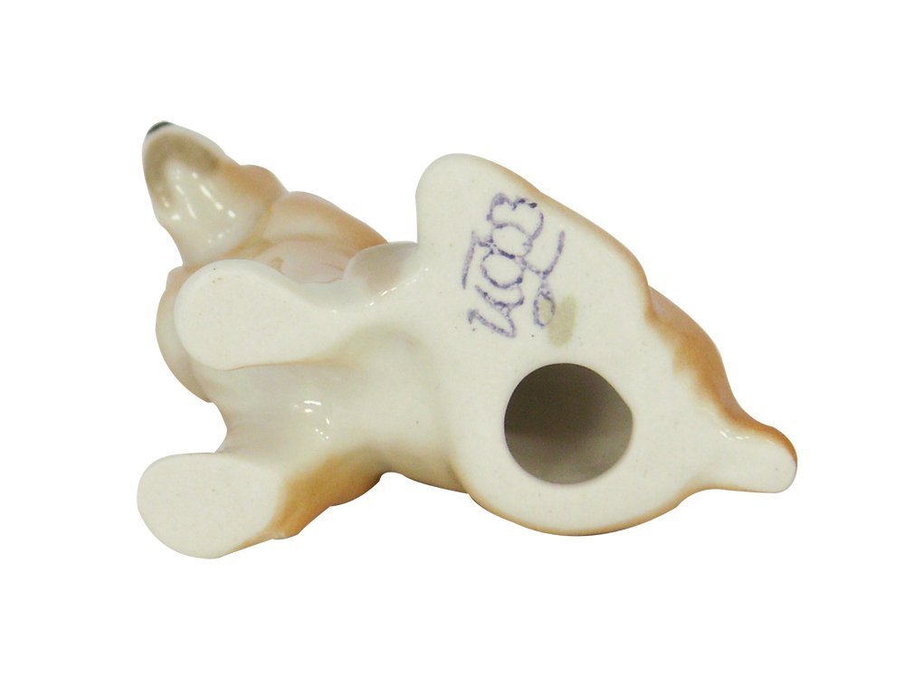 Cocker Spaniel Dog Tiny Lomonosov Porcelain Collectible Figurine