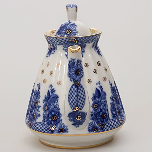 Imperial Porcelain Teapot Delicate Basket Brewing Teapot