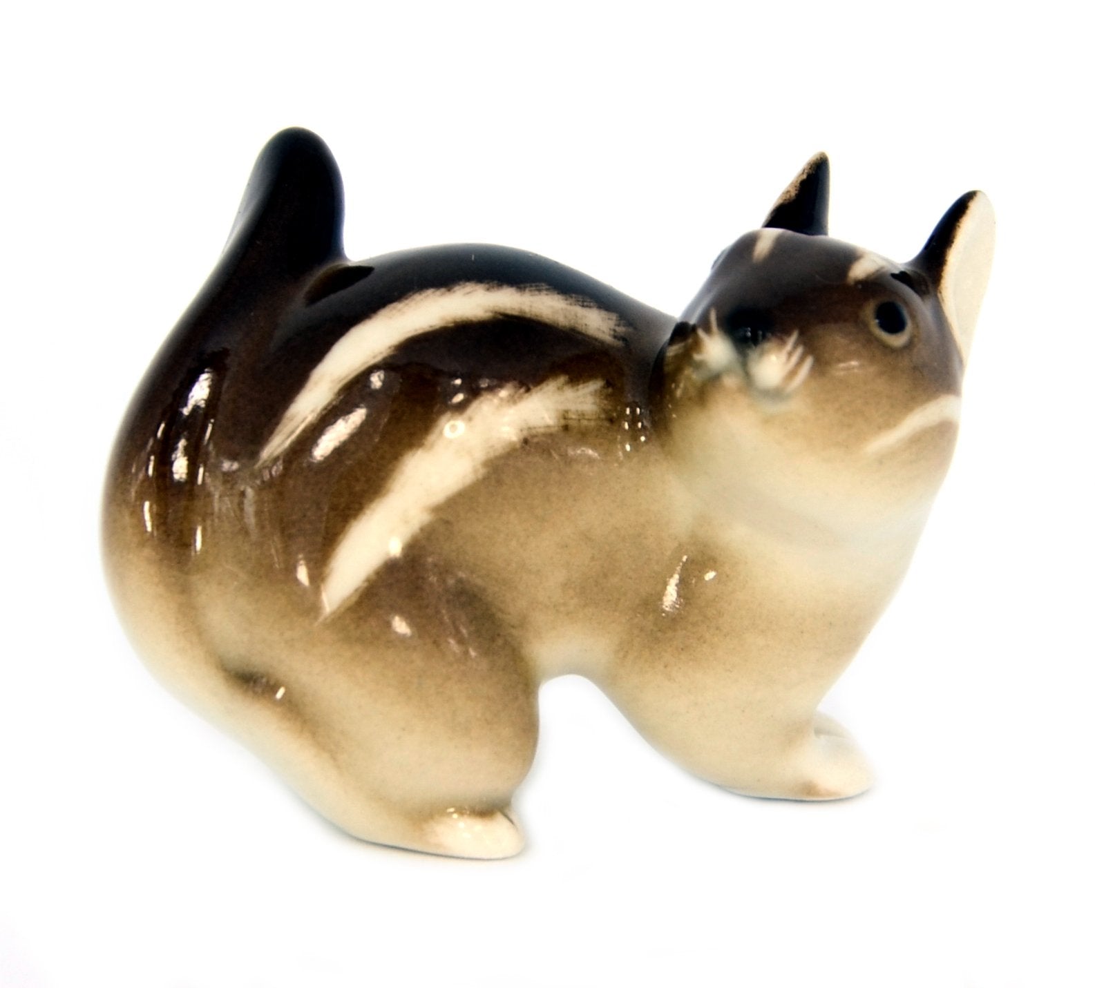 Chipmunk no.1 Brown Lomonosov Porcelain Collectible Figurine