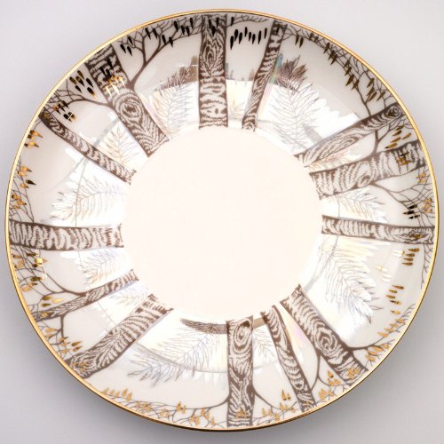 Imperial / Lomonosov Porcelain 'Snowmelt' Mug w/ Saucer