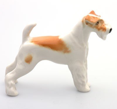 Imperial / Lomonosov Porcelain Figurine Tеrrier Dog