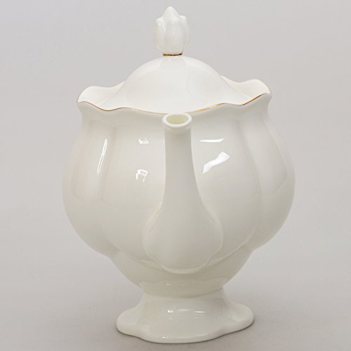 Imperial / Lomonosov Porcelain Brewing Teapot 'Golden Ribbon'
