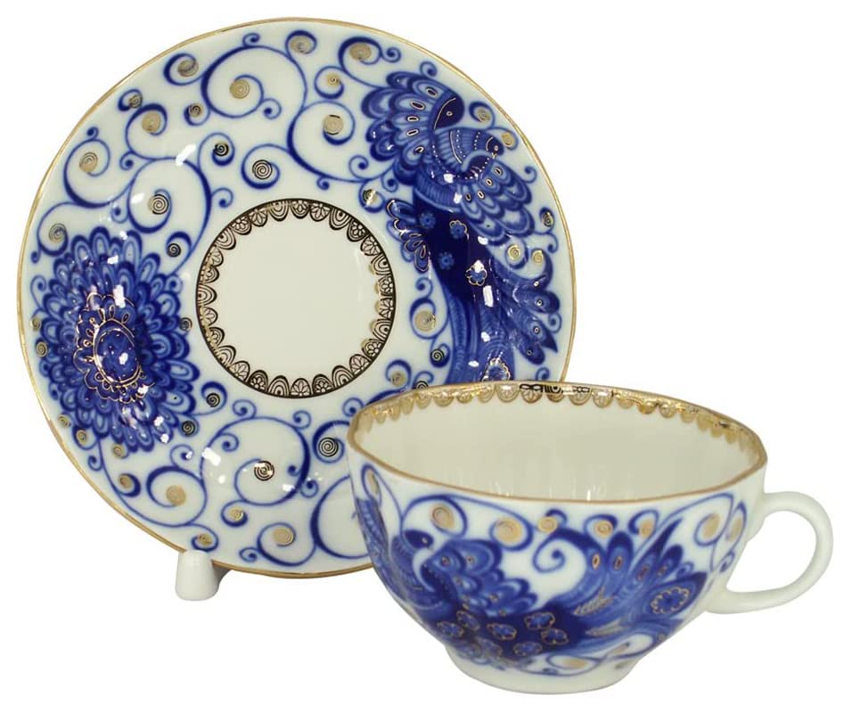 Imperial Lomonosov Porcelain Cup and Saucer Set Collection