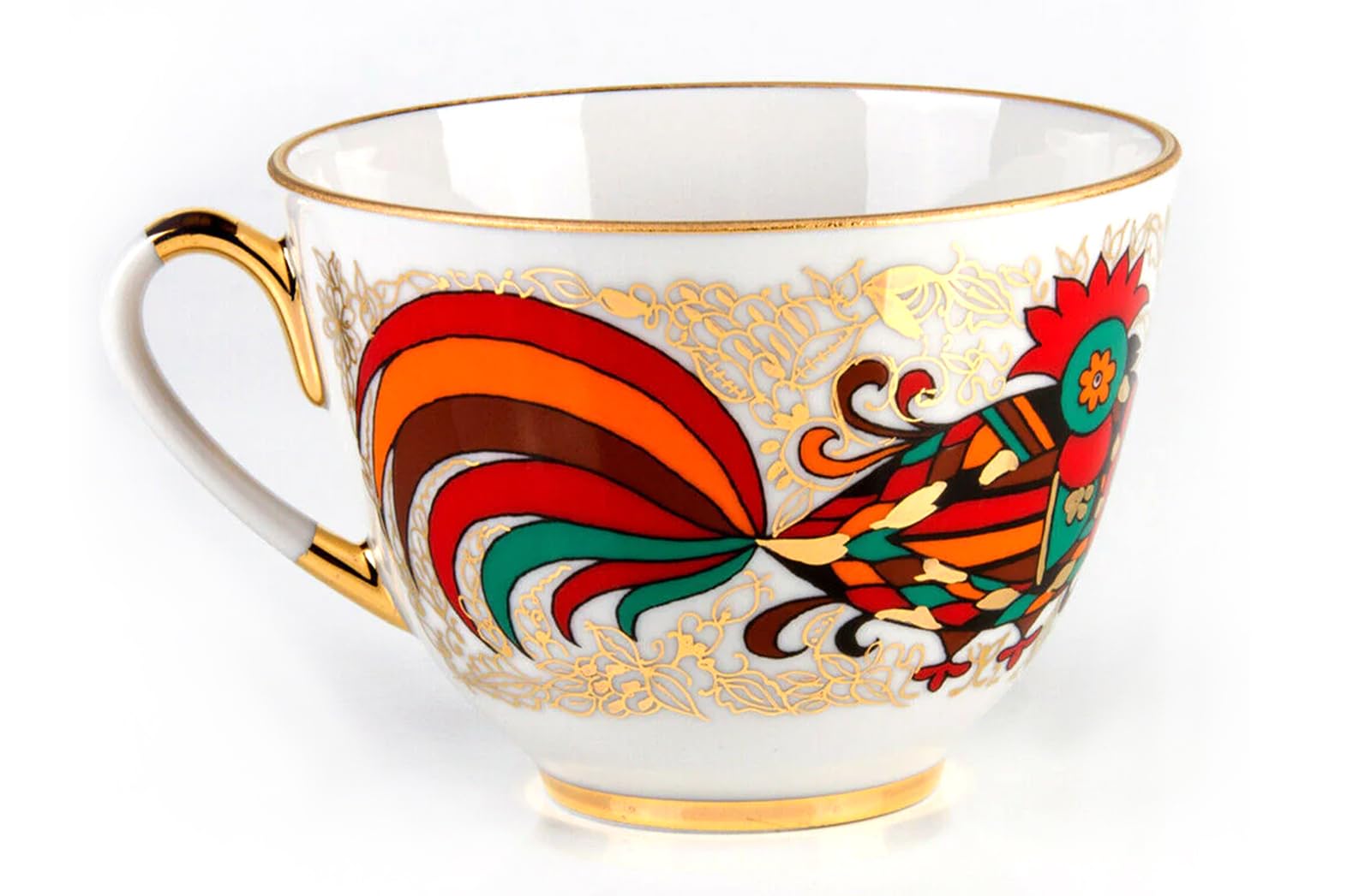 Imperial Lomonosov Porcelain Cup and Saucer Set Collection