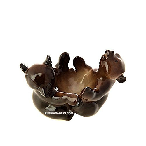 Sculpture of "Bear support", Imperial porcelain plant