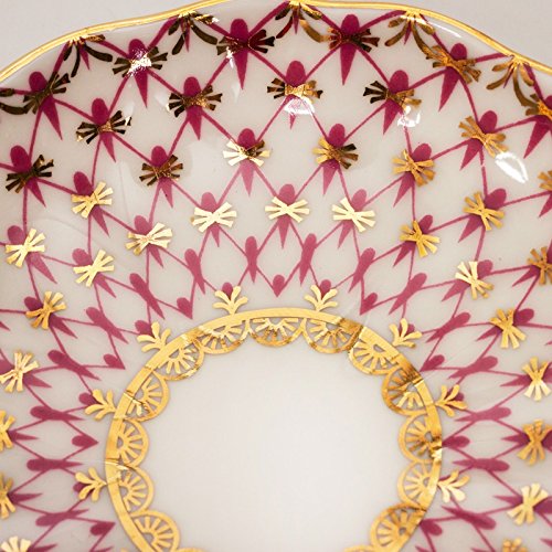 Imperial / Lomonosov Porcelain Jam Dish 'Net-blues'
