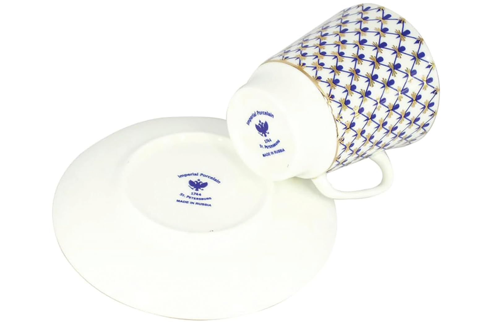 Imperial Lomonosov Porcelain Cup and Saucer Set Collection