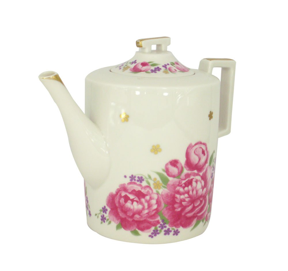 Lomonosov Porcelain Teapot Romantic Date 20.3 fl.oz/600 ml