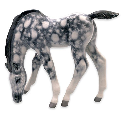 Imperial / Lomonosov Porcelain Grazing Dapple Gray Foal Figurine