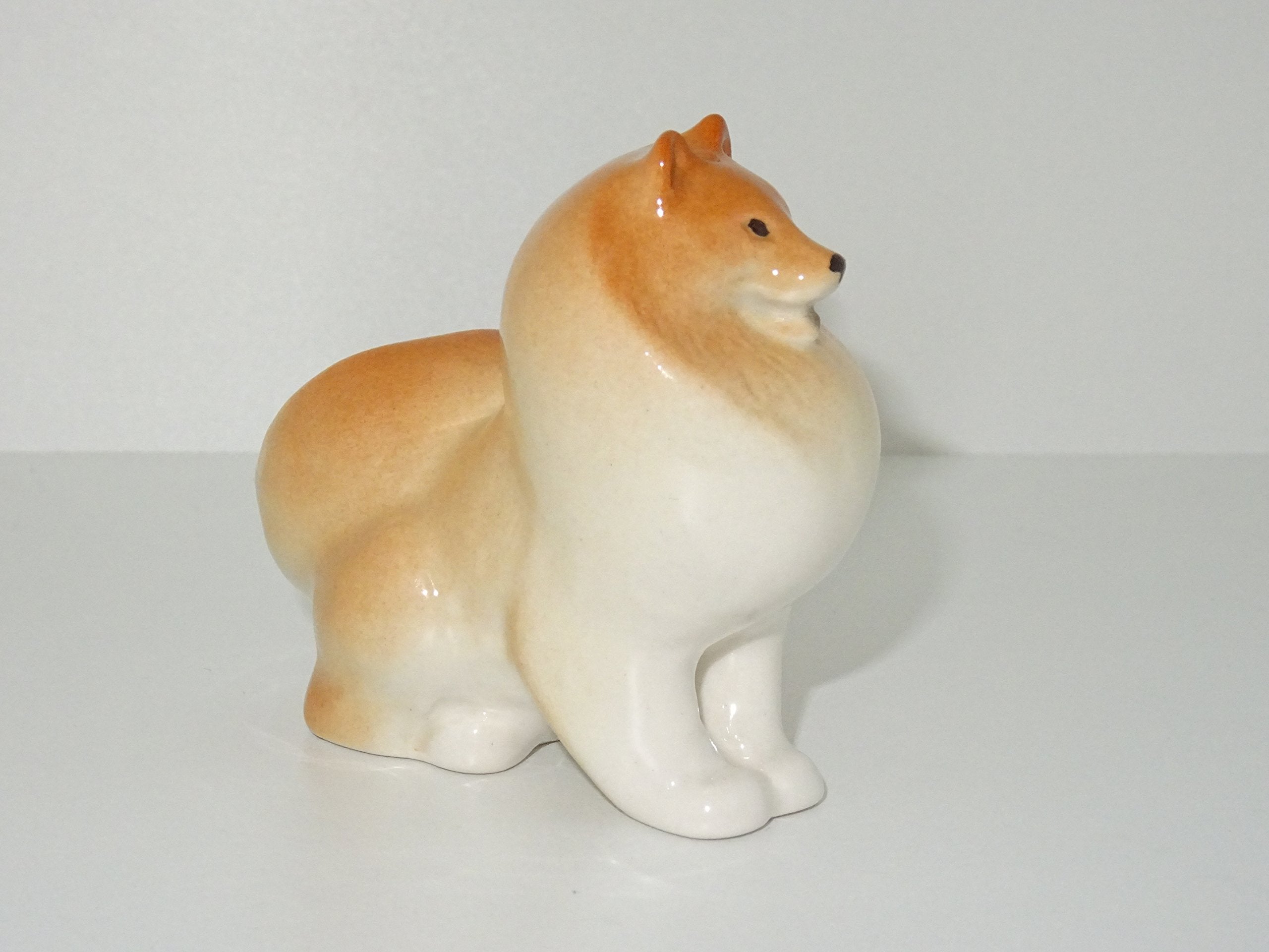 dog Porcelain Figurine russian lomonosov IFZ imperial ceramic statue