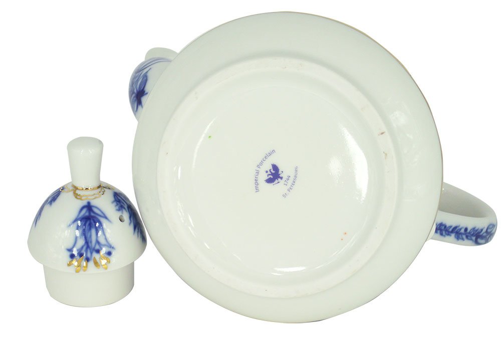 Lomonosov Porcelain 5 Cups Tea Pot 25 oz/750 ml Tenderness