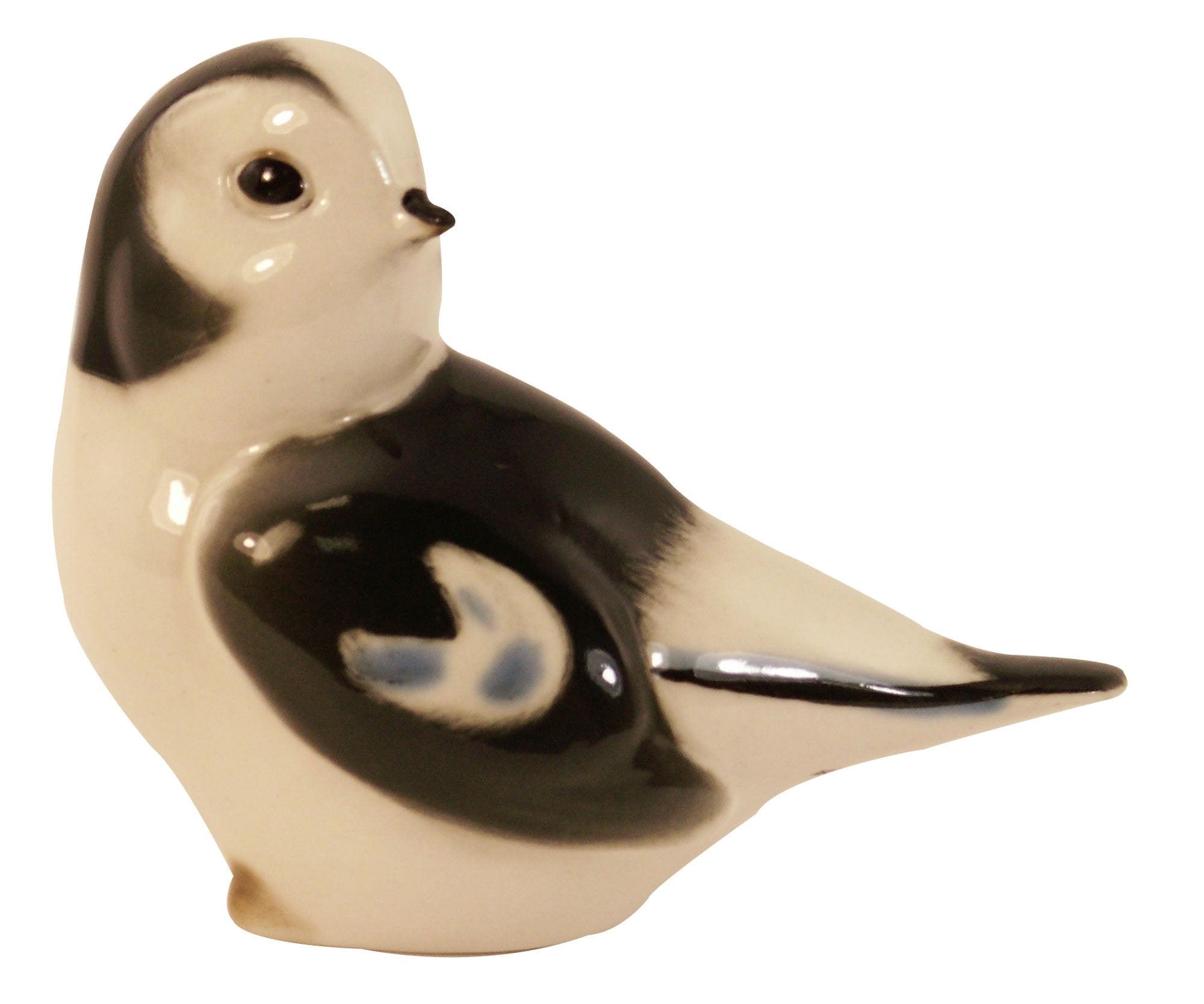 Snow Bunting Bird 1 Lomonosov Porcelain Collectible Figurine
