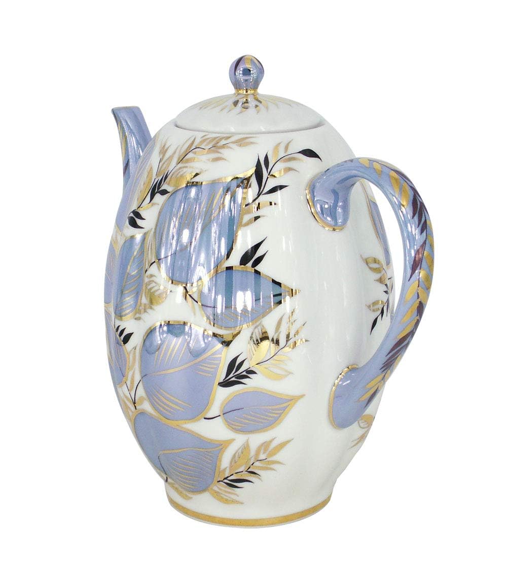 Lomonosov Porcelain Tea Pot Moonlight 8-Cup 40 oz/1200 ml