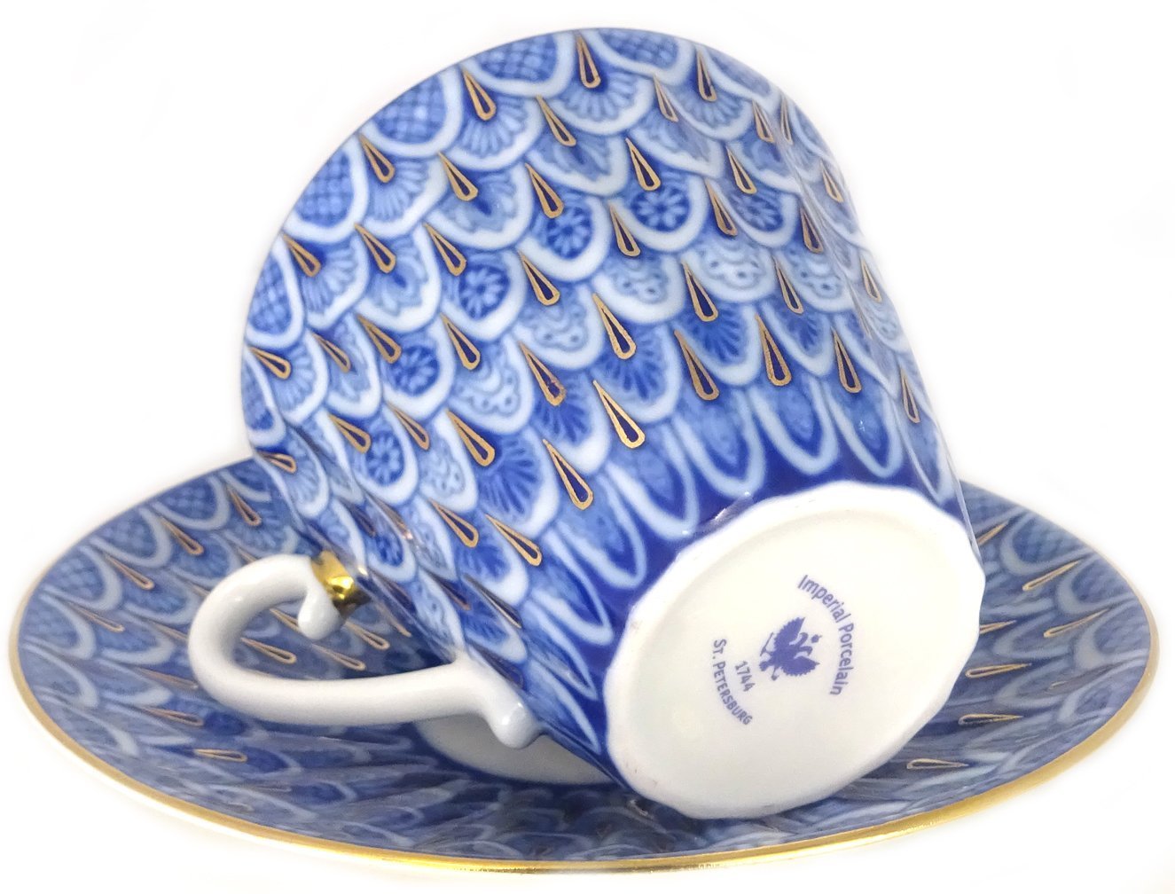 Imperial Lomonosov Porcelain Cup and Saucer Set Collection