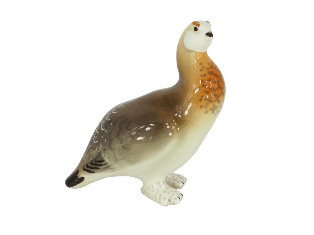 Willow Grouse Bird Lomonosov Porcelain Collectible Figurine