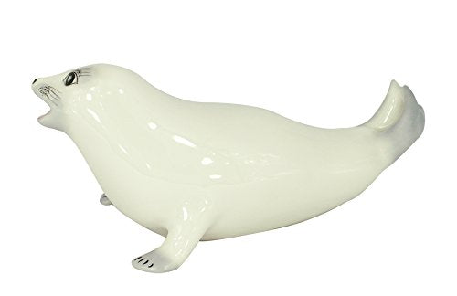 Baby Seal White Lomonosov Porcelain Collectible Figurine
