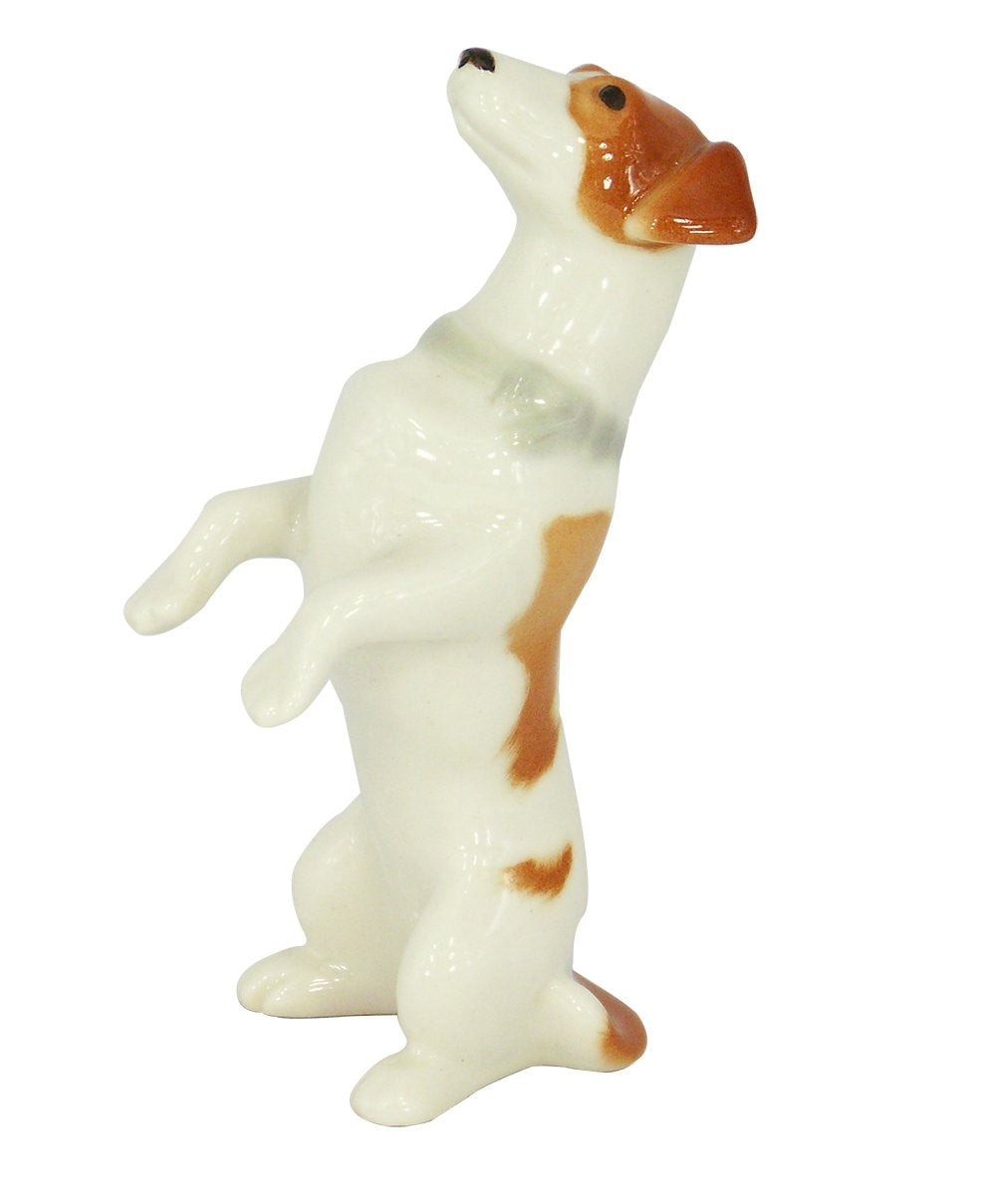 Jack Russell Terrier Dog Lomonosov Porcelain Collectible Figurine