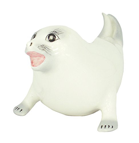 Baby Seal White Lomonosov Porcelain Collectible Figurine