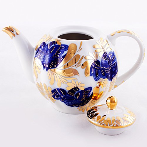 Imperial Porcelain Teapot Golden Garden