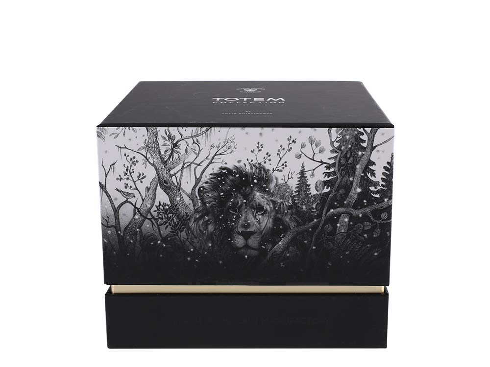 Lomonosov Porcelain Mug and Saucer Totem POLAR BEAR 13.2 fl.oz/390 ml