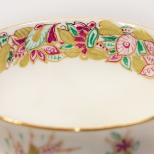 Imperial / Lomonosov Porcelain 'Golden Branches' Teacup w/ Saucer