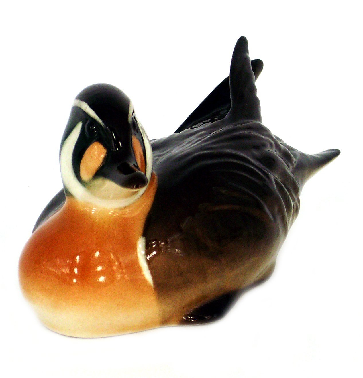 Baikal Duck 2 Lomonosov Porcelain Collectible Figurine