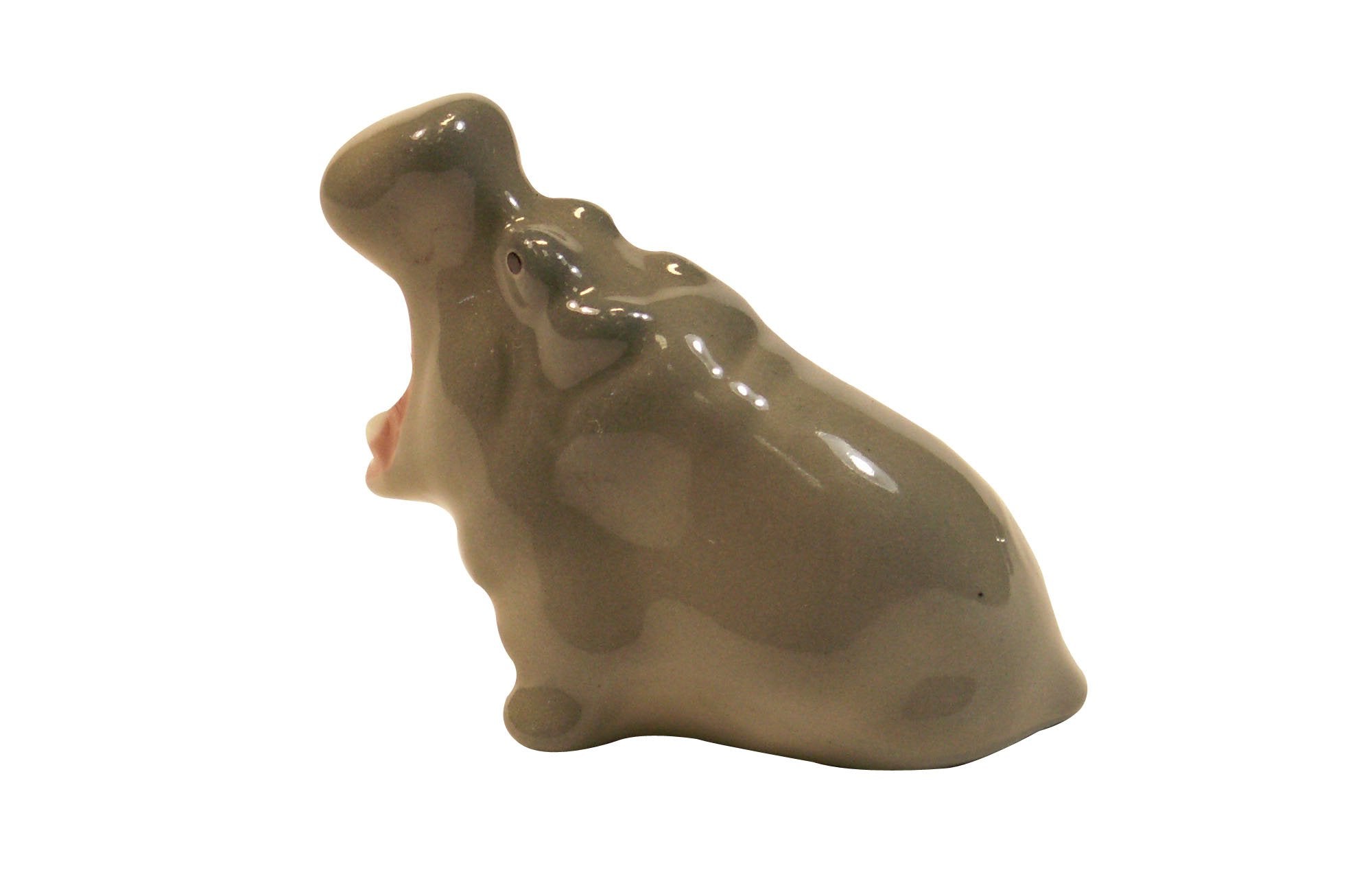 Hippo Tiny Baby Lomonosov Porcelain Collectible Figurine