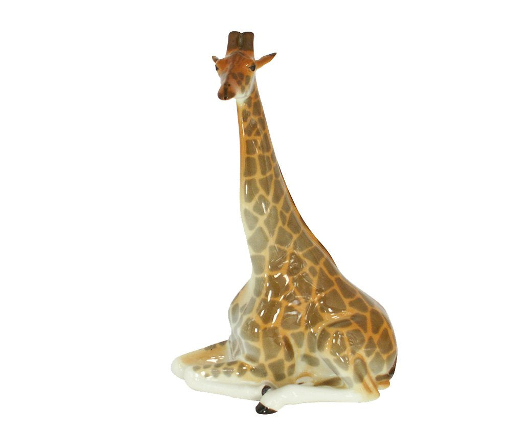 Giraffe Long Neck Lomonosov Porcelain Collectible Figurine