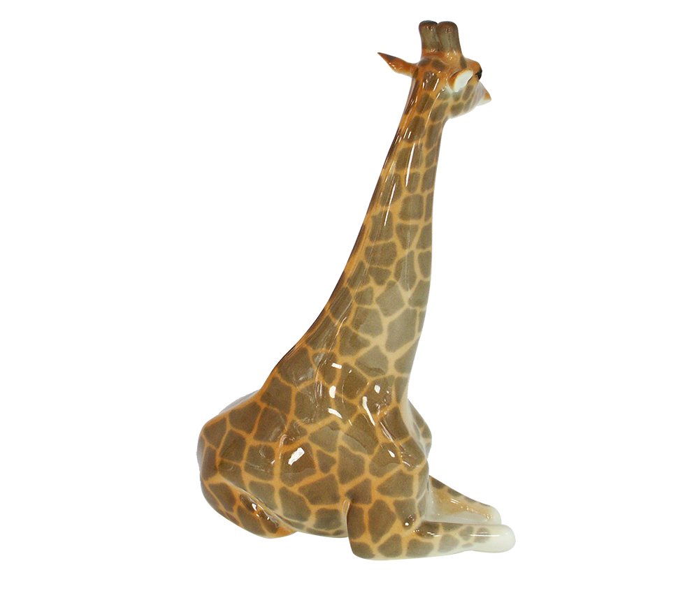 Giraffe Long Neck Lomonosov Porcelain Collectible Figurine