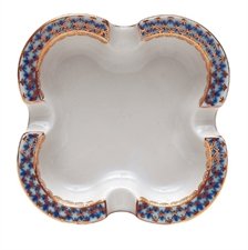 Lomonosov Porcelain Ash Tray Youth Cobalt Net
