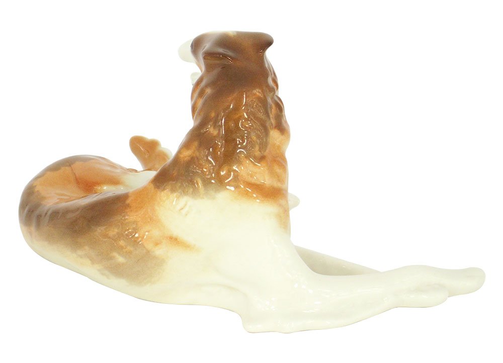 Greyhound Dog Lomonosov Porcelain Collectible Figurine