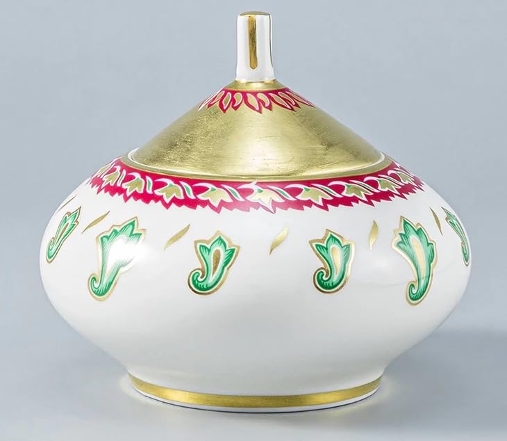 Lomonosov Porcelain Bone China Tea Set 6/20 Oriental Flowers, small