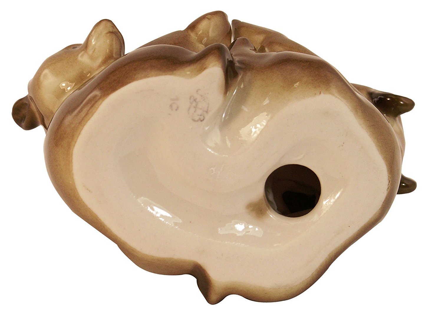 Brown Bear Babies Cubs Playing Lomonosov Porcelain Figurine