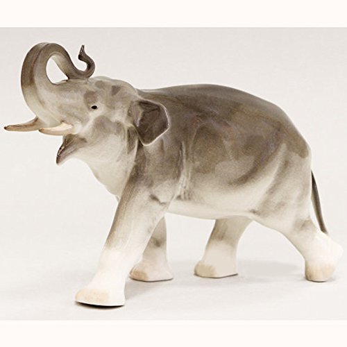 Porcelain Sculpture Elephant Figurine