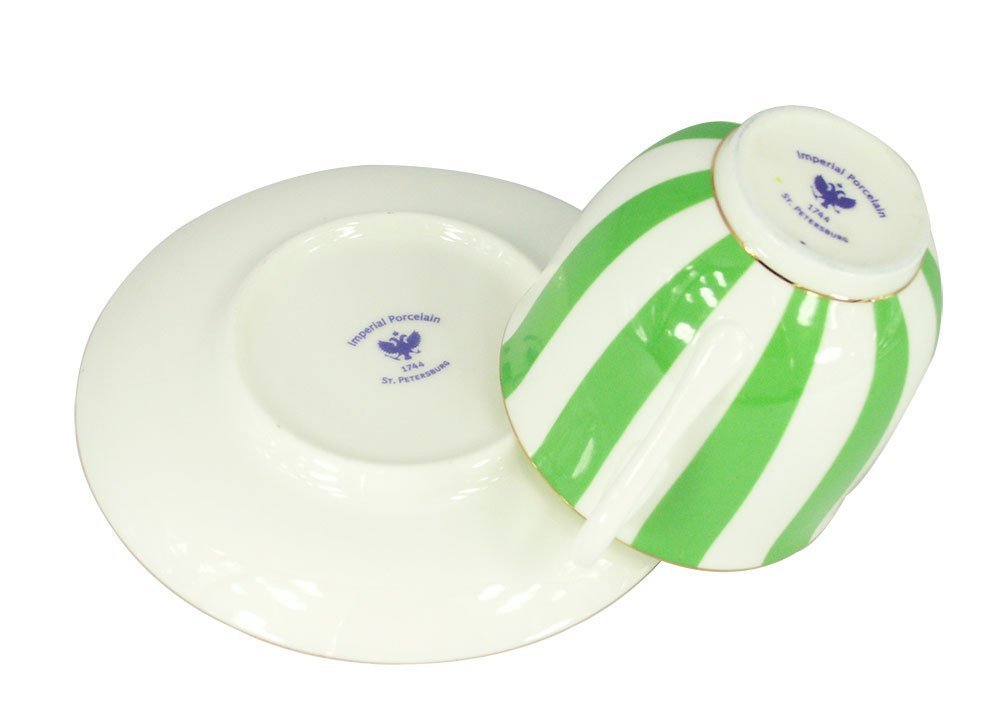 Imperial Lomonosov Porcelain Cup and Saucer Set Collection