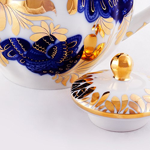 Imperial Porcelain Teapot Golden Garden