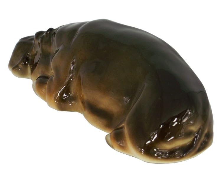 Lomonosov Imperial Porcelain Figurine Hippo Relaxing