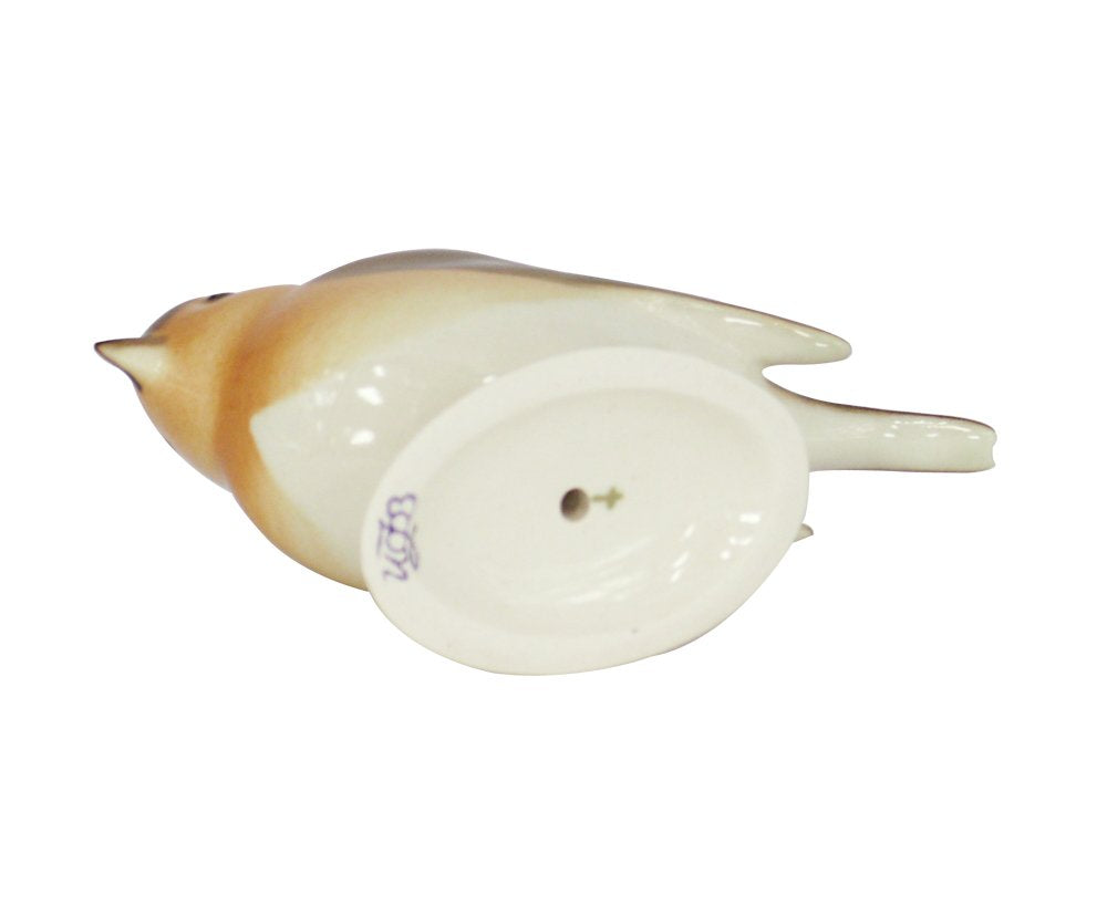 Robin Bird Small Lomonosov Porcelain Collectible Figurine