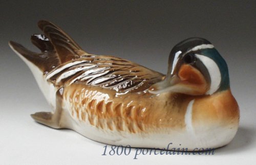 Lomonosov Porcelain Figurine Baltic Duck #1