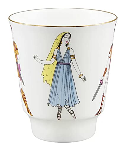 Lomonosov Porcelain Tea Set Cup, Saucer and Cake Plate Ballet Spartacus (Khachaturian) 3pc