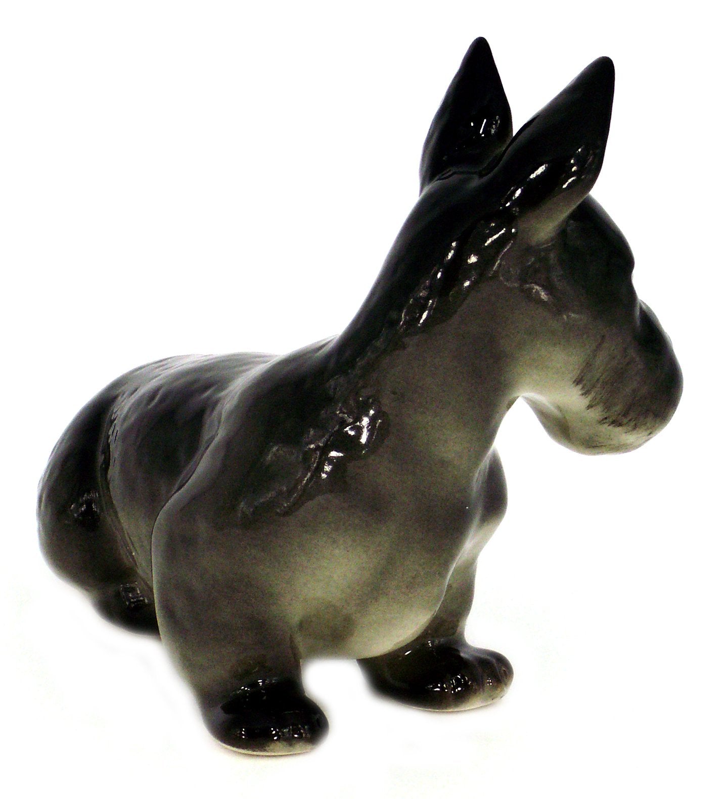 Scotty Dog Scottch Terrier Black Lomonosov Porcelain Collectible Figurine