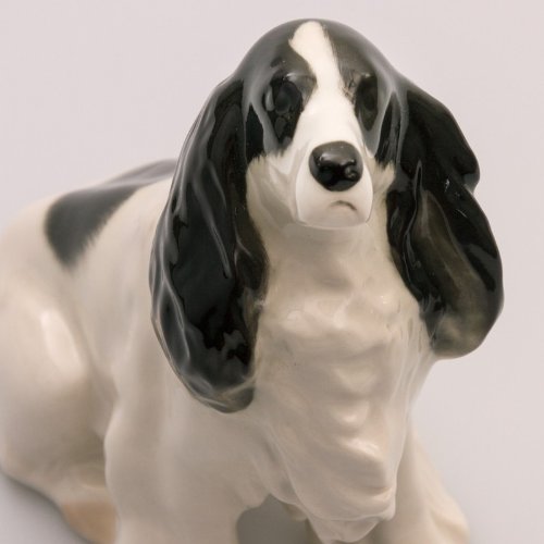 Imperial / Lomonosov Porcelain Spaniel Figurine