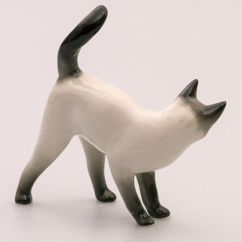 Imperial / Lomonosov Porcelain Figurine Siamese Cat