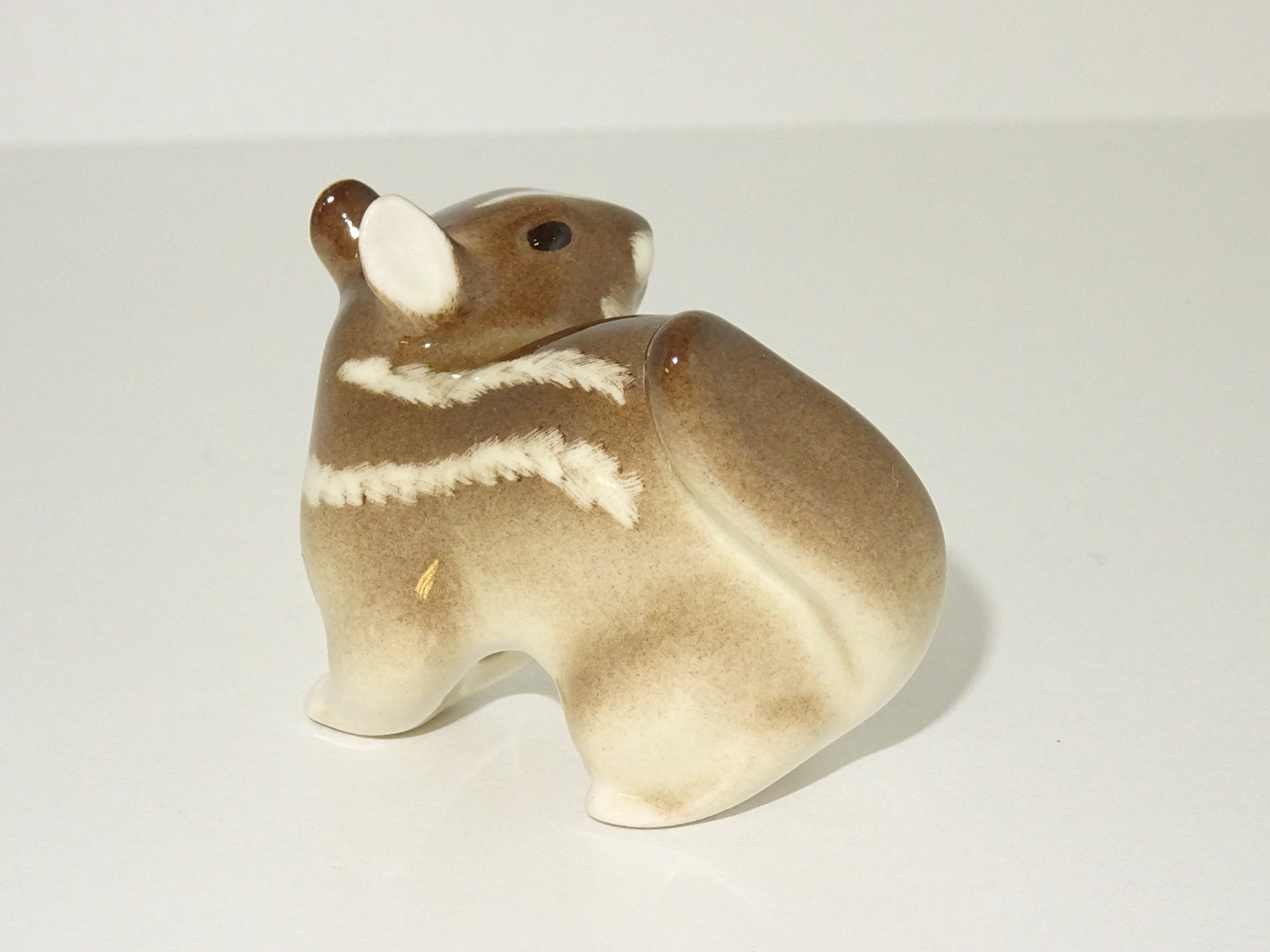 Porcelain Figurine Russian Chipmunk lomonosov IFZ Imperial Ceramic Statue