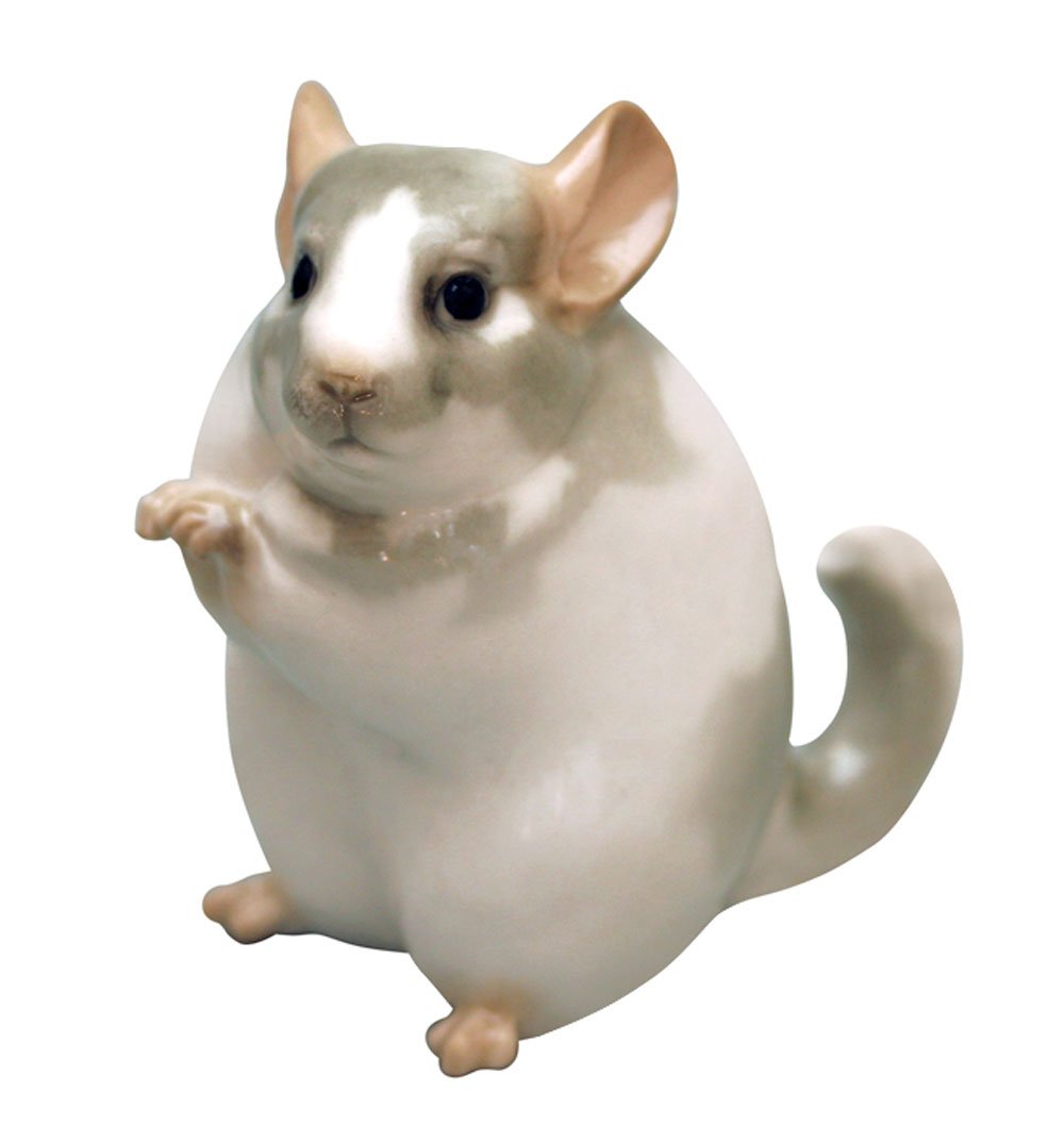Chinchilla Standing Lomonosov Porcelain Collectible Figurine